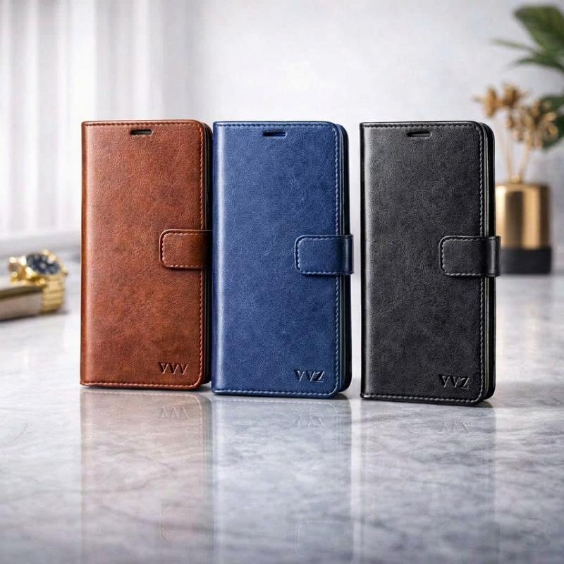 Ốp Lưng Bao Da 2 Mặt Cao Cấp Cho Iphone 6/7/8/X/XS/11/12/13/14/15/16 Pro Promax/ Plus - Ốp có tính năng gập, Có ngăn đựng tiền/thẻ Tiện Lợi và Sang Trọng, Màu Ốp Sắc Nét Không Phai Màu
