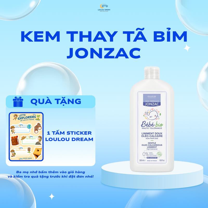  Kem thay tã bỉm Jonzac Liniment chống hăm hữu cơ cho bé từ sơ sinh Liniment Eau Thermale Jonzac 