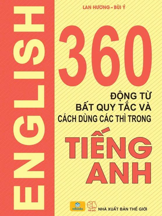 Sách - 360 Động từ bất quy tắc - Bìa vàng - ndbooks