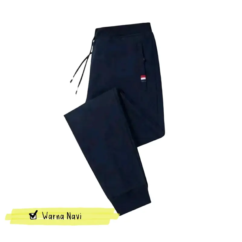 (Beli 2 Gratis 1) Paket 3 Pcs Celana Jogger Panjang Untuk Pria Dan Wanita Sport Abu joger priawanita 2