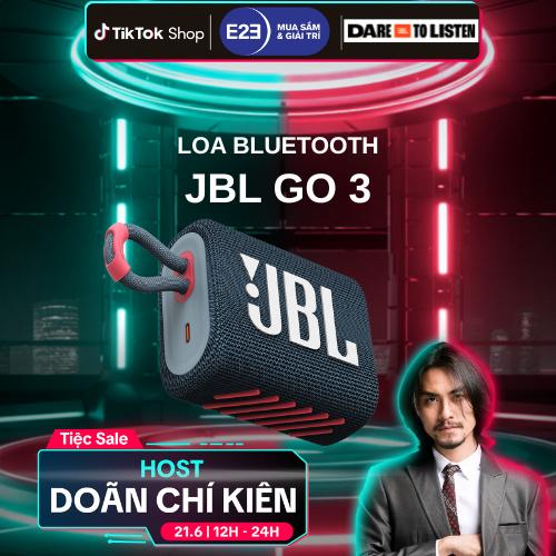 [JBLxDoãn Chí Kiên - LIVESTREAM KOL/KOC] Loa bluetooth  Nghe Nhạc  JBL GO 3 - Hàng Chính Hãng