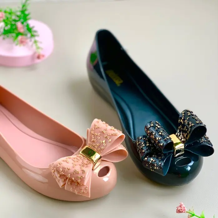 COD SEPATU WANITA MELISSA Ultragirl Sweet XVI FLAT SHOES JELLY MEL02 ELEGANT SLIP ON PREMIUM IMPORT TERBARU