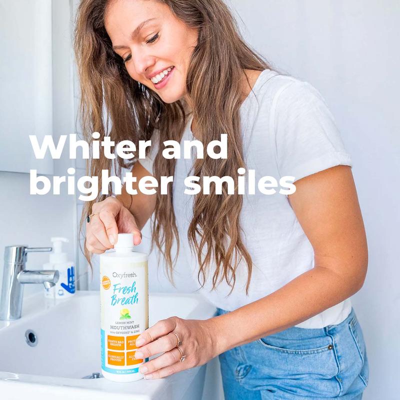 Oxyfresh Fresh Breath Lemon Mint Mouthrinse 89ml 5