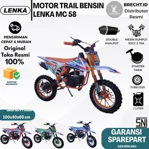 Motor Bensin Mini Anak Trail Lenka MC-58 - Orange