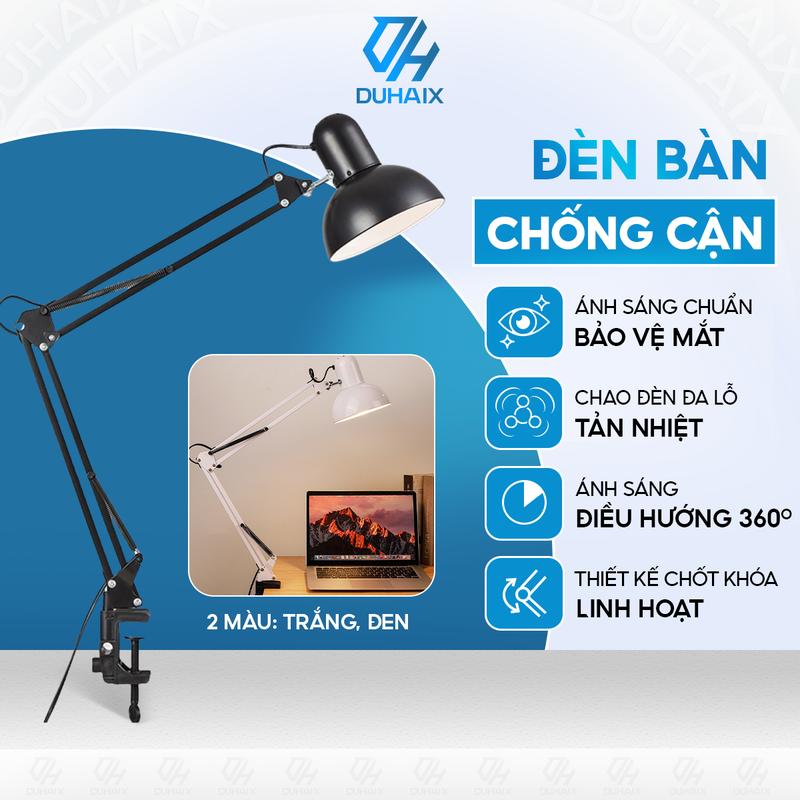Đèn học PIXAR Bóng LED Chống Cận Bảo Vệ Mắt Kẹp Bàn Chắc Chắn Ánh Sáng Trắng Bảo Hành 12 Tháng