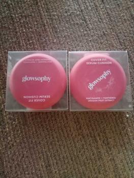 Product Review of Glowsophy Bundle 2pcs Cover Fit Serum Cushion Long Lasting All Day from Y**a 0