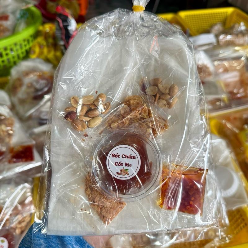  5 bịch bánh tráng phơi sương chấm me 