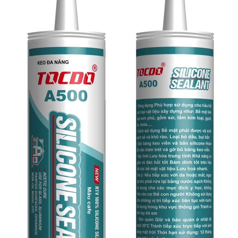 Keo silicone a500 nhập khẩu chính hãng chất keo mịn bóng độ đàn hồi cao
