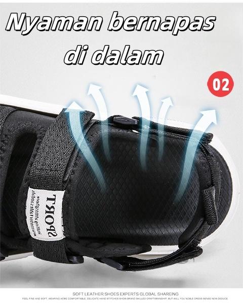 Sendal Pria Tali Yang Bisa Dilepas - Sandal  Anak Unisex Sendal Gunung Pria - Sandal Gunung Pria - Sendal Sport - Sendal Pria Casual - Sendal Pria Kekinian Wanita Kasual
