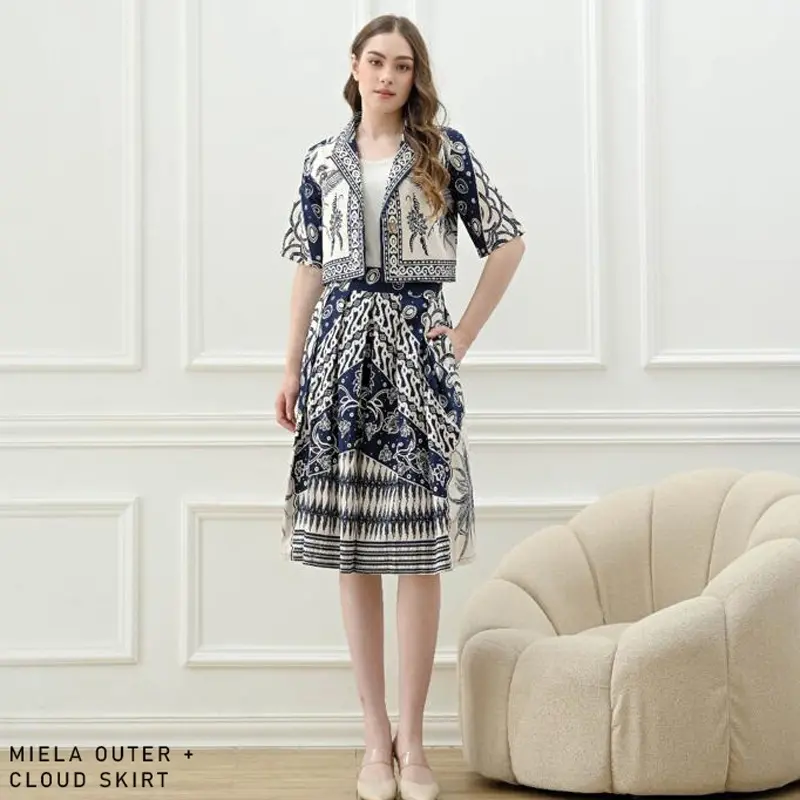 GIRLY Miela Outer Batik MODERN Wanita Outer Rompi Wanita Luaran Couple