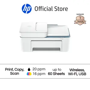 Printer HP DeskJet Ink Advantage 4388 / 2989 All in One Print Scan Copy Wireless Wi-Fi USB Color Warna Garansi 1 Tahun Official