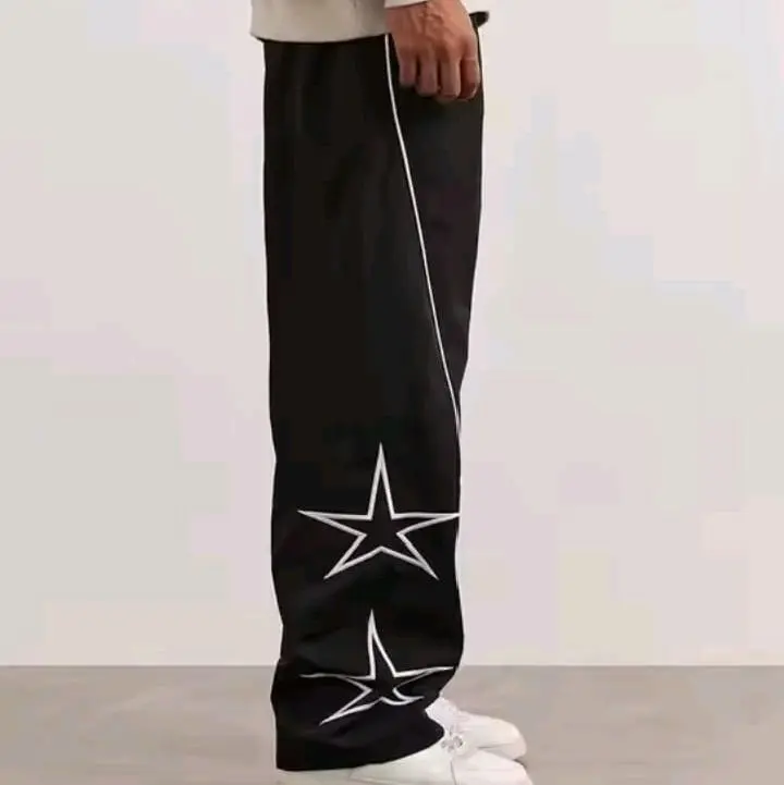 CELANA PANJANG BINTANG BAGGY PANTS VINTAGE Celana Panjang Casual  Jogger Nyaman 3