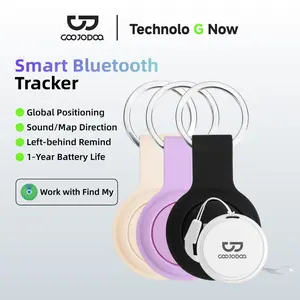 GOOJODOQ AT100 Hanya untuk iOS Bluetooth Smart Anti-Lost Locator untuk Anak-anak, Kunci, Hewan Peliharaan, Ponsel