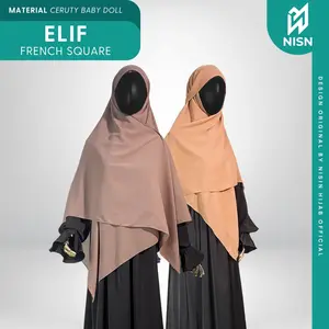 ELIF French Square Bandana by Nisin official ceruty baby doll premium 2 size