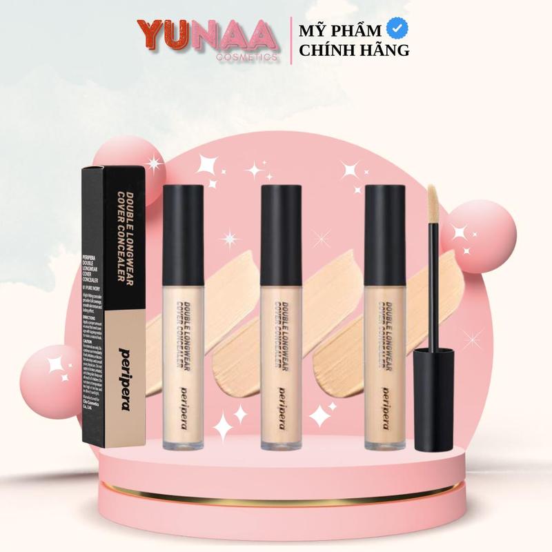 Y221 Kem Che Khuyết Điểm PERIPERA Double Longwear Cover Concealer