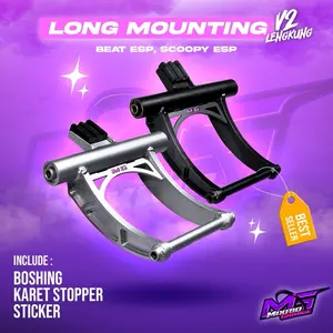 Mounting Beat Esp Scoopy Esp tipe V2 Lengkung