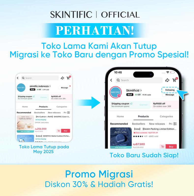 Skintific  6pcs Set sunscreen wajah+serum+moisturizer+cleanser day cream night cream Symwhite 377 Dark Spot Moisture Gel 30G Retinol Skin Renewal Moisturizer 30G Pelembab Wajah Serum Wajah Anti-Aging Dark Spot Brightening Glowing 1