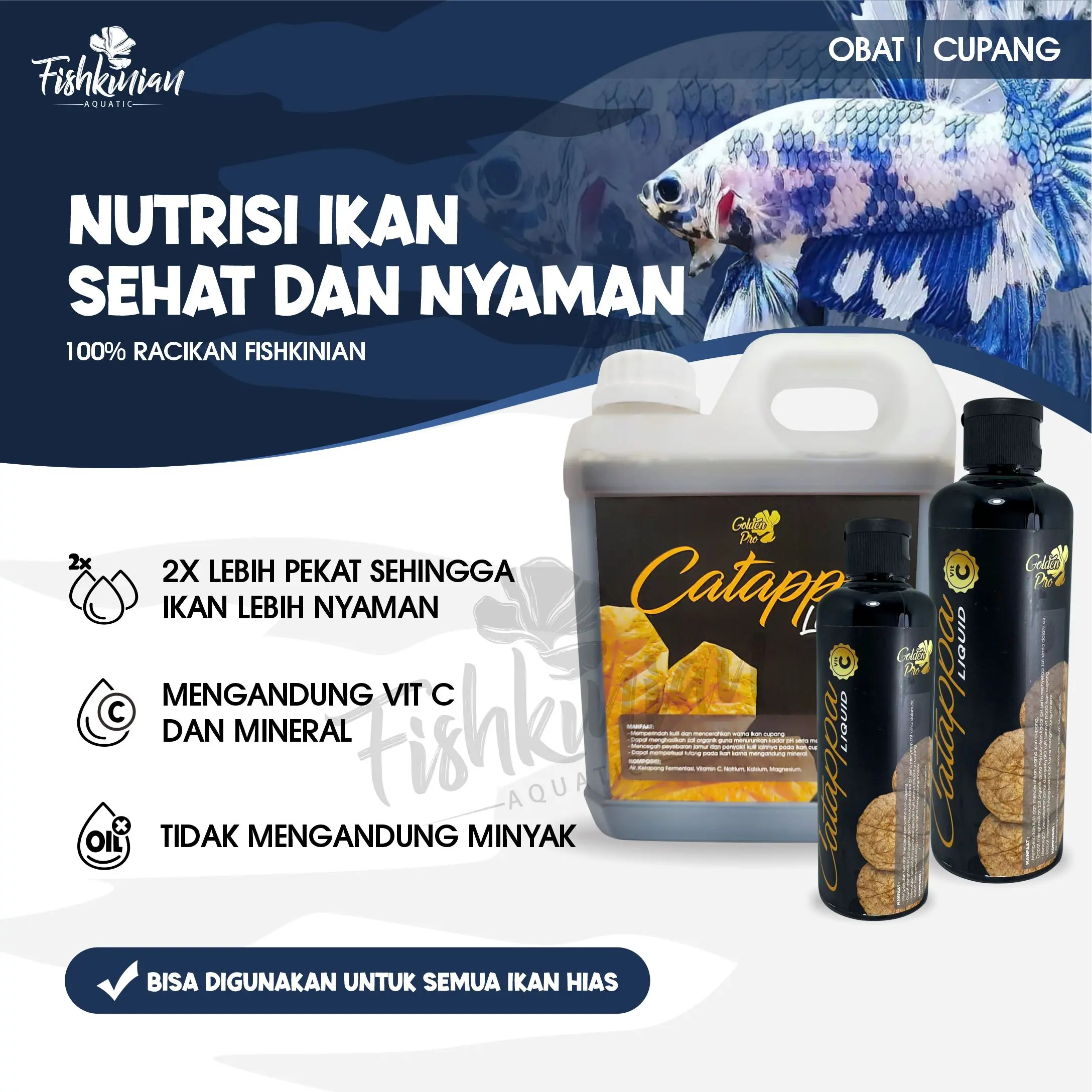 Ekstrak Ketapang Liquid Fishkinian