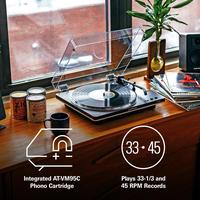 Gambar Audio-technica AT-LP70XBT LP70X BT LP70 X BT Automatic Wireless Belt-Drive Turntable - Black Bronze dari Officiall Brands Kota Administrasi Jakarta Barat 4 Tokopedia