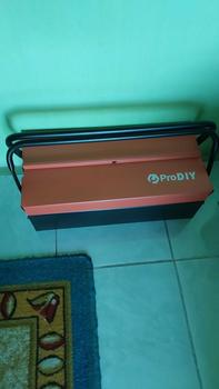 Product Review of PRODIY Metal Toolbox Empty Compartment Storage Organiser Multipurpose 2 Tier 3 Tier Box 43cm 53cm Size Home and Work. from O**i 0