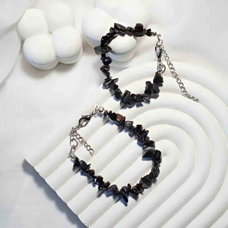 Stone Bracelet/Gelang Batu Alam Asli/ Gelang Batu Wanita/ Gelang Batu Akik/ Gelang Etnik Wanita 3