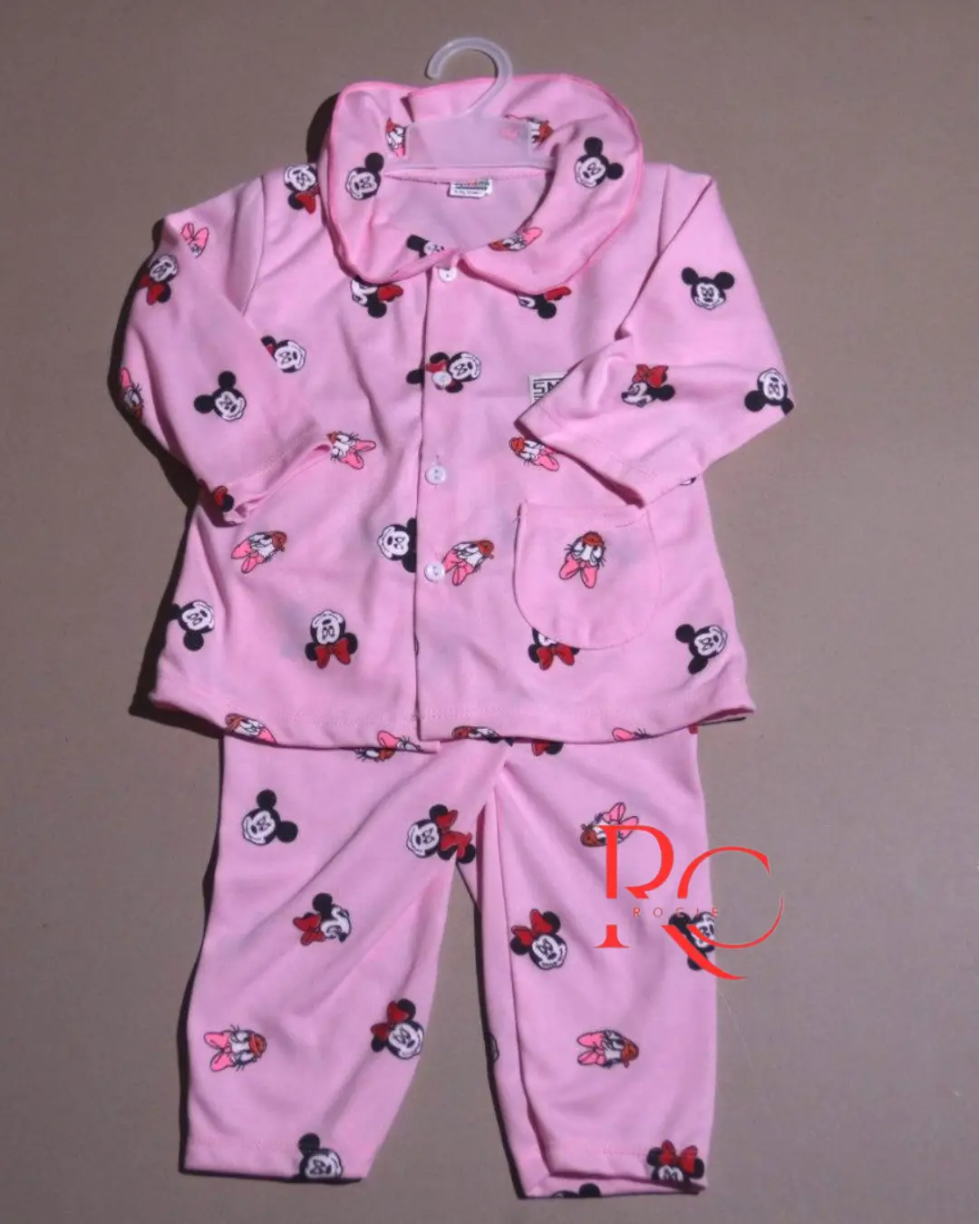 PIYAMA LILI KARAKTER SETELAN PEREMPUAN BATITA LEMBUT USIA 6-18 BULAN/FASHION ANAK MOTIF/SET MOTIF BORDIR
