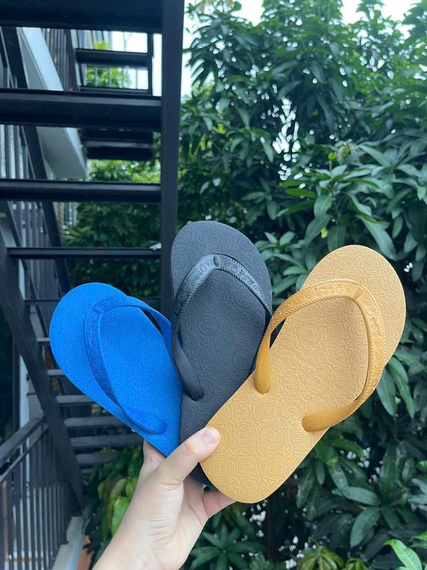 HỎA TỐC Dép Tông Lào Xỏ Ngón Nam Nữ Huyền Thoại Đủ Màu Cao Su Non Chống Trơn Trượt Màu Xanh Đen Vàng