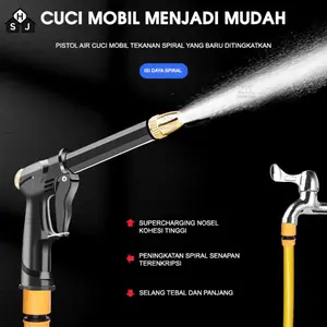 Kepala Semprotan Air Cuci Mobil Motor Manual High Pressure / Semprotan Air Nozzle Spray Hose Water Car