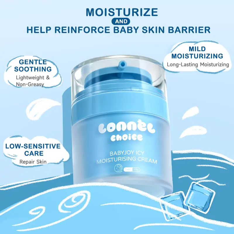 [BUY 1 GET AURORA  LONNEL][LIVE] LONNEL CHOlCE Babyjoy lcy Moisturising Cream GENTLE SOOTHING MILD MOISTURIZING LOW-SENSITIVE CARE 3