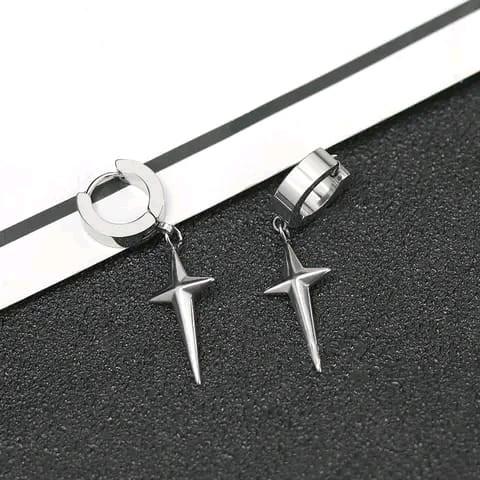 Anting Bintang Aeronshiki Terbaru Anti Karat dan Luntur untuk Pria dan Wanita - Earrings Hadiah 8