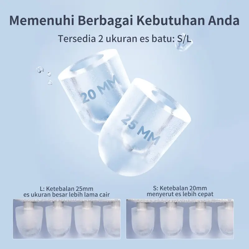 【Gift Mini Fan BELI 1 GRATIS 1 Limited Stocks】SIMPLUS Mesin Pembuat Es Otomatis 1.3L Iced Maker Machine Automatic Daya Rendah Rumah Tangga Minimalis ZBJH001 4
