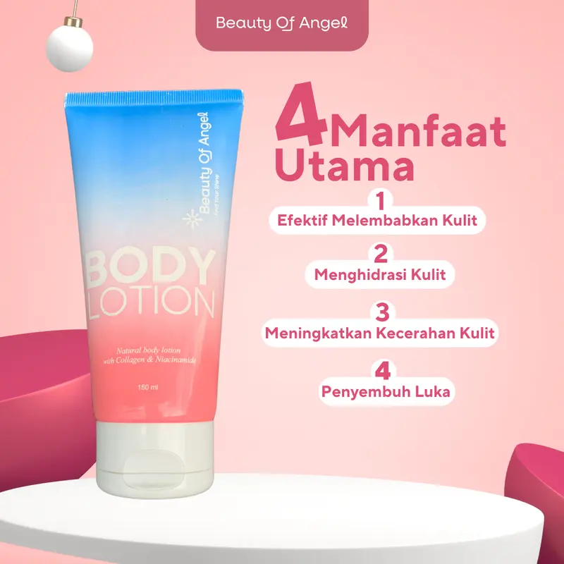 [ BISA COD ] PAKET HEMAT BODY LOTION + GLOW SOAP 40G Beauty Of Angel Pencerah Kulit Perawatan Tubuh Mencerahkan Dan Melembabkan, Sabun Antiseptik Dengan Collagen, DNA Salmon, Retinol & Niacinamide Beauty Of Angel Sabun Batang Dan Body Lotion 6