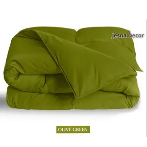 BEDCOVER SAJA 120x220 150x220 180x220 210x220 Double Plain Katun Dakron