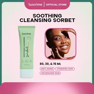 Luxcrime Soothing Cleansing Sorbet (Cleansing Balm) - Pembersih Wajah Untuk Makeup Waterproof Tidak Pedih di Mata Untuk Semua Jenis Kulit
