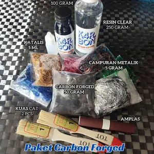 Paket Serat Carbon Forged Lengkap Anti Gagal