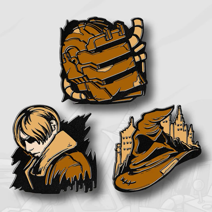 Gamer Badge 2023 Wave 1 (Enamel Pin) - TLM Merch I Bros Pin Clips