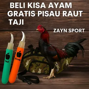 Kisa Ayam , Tas Kisa Ayam buy 1 get 2 Tas kisa Ayam gratis pisau raut taji