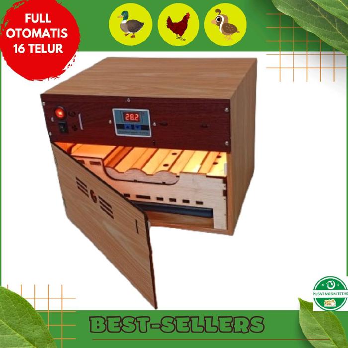 Gambar Mesin Penetas Telur Full Otomatis Kapasitas 18 Telur Rak Geser dari Pusat Mesin Penetas Telur Kota Malang Tokopedia