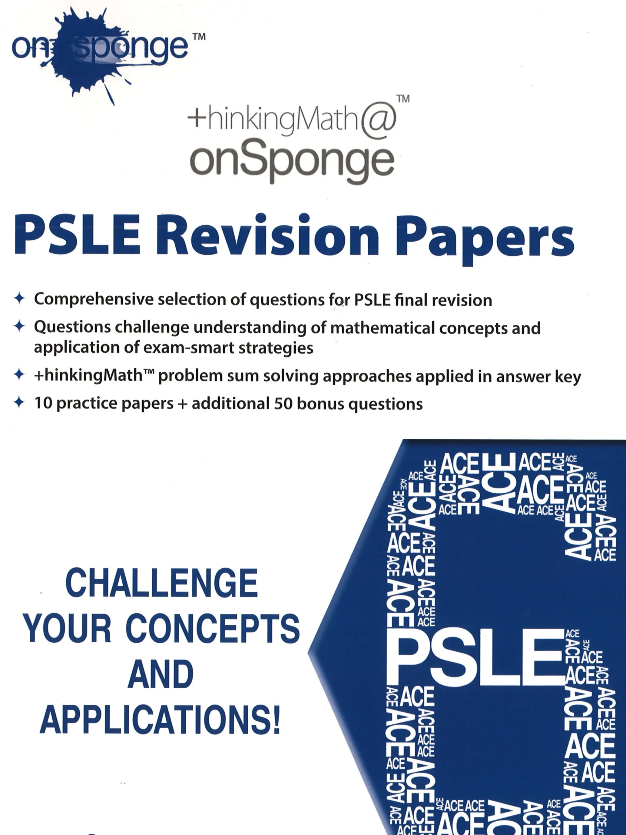 PSLE Revision Papers - Math Assessment Book - Primary 5 and 6 by onSponge