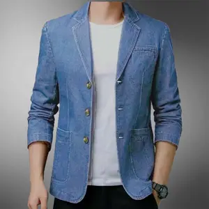 Blazer pria denim AUSTIN , jas cowok laki laki jeans  premium