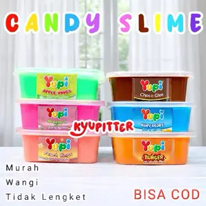 Slime Permen Yupi 200ML by kyupitter - Slime Murah - Slime tofu - Slime termurah