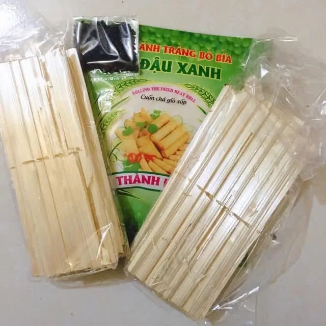 compo 2 set bò pía đầy đủ (Hàng loại 1) bịch lá cuốn 60 lá loại to + 12 thanh kẹo + 2 vừng đồ ăn vặt Hà Nội