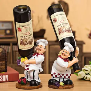 Wine Holder Patung Chef Italia / Chef Figurine Series EB Dining