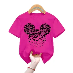 kaos atasan anak perempuan/baju anak perempuan umur 1-10 tahun