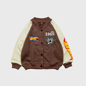 Jacket Varsity Anak Jacket Baseball Anak Hot Wheels 1968 Usia 1-6thn