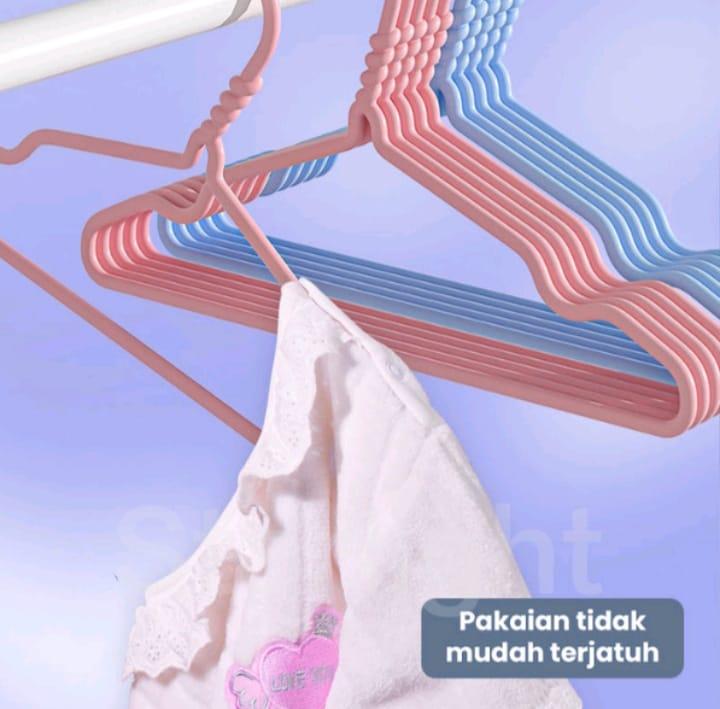ISI 50 PCS!!! HANGER KAWAT / GANTUNGAN BAJU ANTI KARAT stainless Pakaian 3