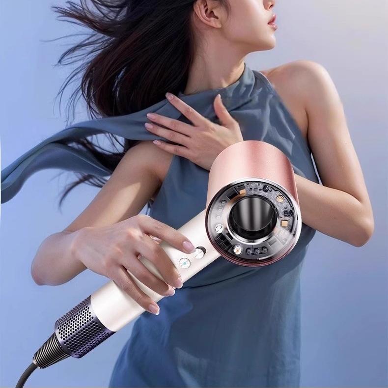 BẢN LUXURY PLUS 1 ĐẦU 2.7 MÁY SẤY TÓC SUPER SONIC 2026 Ion âm - Công suất 1600W - Nóng lạnh độc lập - Chăm sóc tóc nam nữ women - Bảo hành 12 tháng