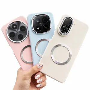 NEW LIQUID MAGSAFE Compatible case for Xiaomi (2) Poco F7 C75 M3 M4 M5S X3 X5 X6 X7 Pro Redmi 9 9A 9C 9T 10 10A 12C 13 13C 14C A1 A2 A3 A5 Note 9 10 10s 11 11s 12 13 14 Pro Plus 4G 5Gliquid case lembut Cover Softcase Magnetic Magsafe