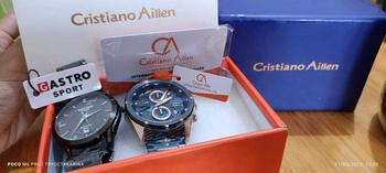 Product Review of CristianoAillenJamTanganPriaAnalog8895RantaiStainlessSteelChronographKacaSapphireWaterResistant3ATMWatchesWaterproof from W**e 0