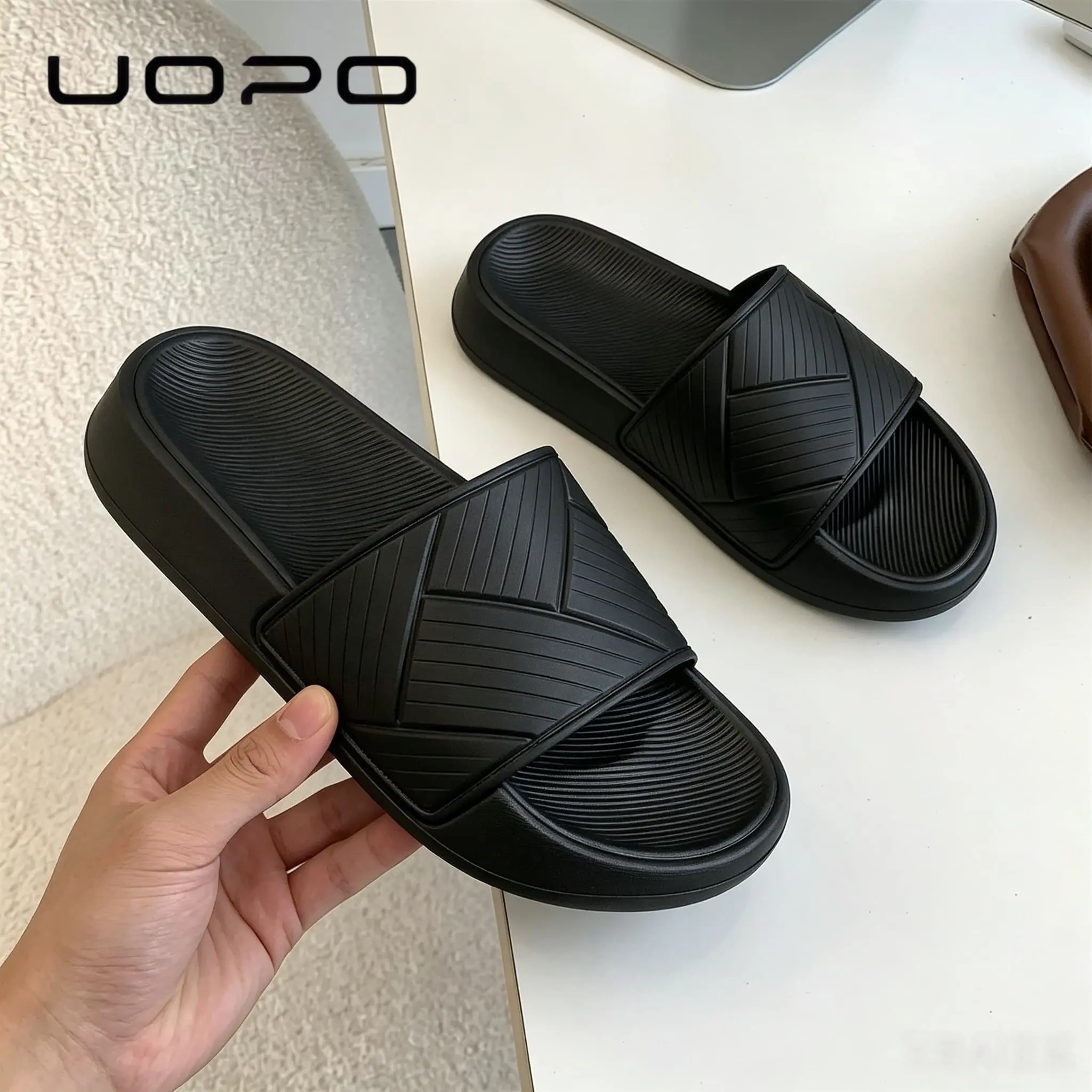 OUPO - Sandal Pria Unisex Sport Olahraga Casual Nyaman Awet Untuk Aktivitas Luar Ruangan Size30-44